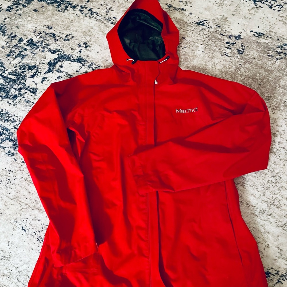 Marmot Gore-Tex Hooded Rain Jacket (Size Medium)